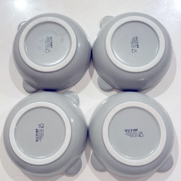 4 kids Porcelain bows with motif - Picture 4 of 8